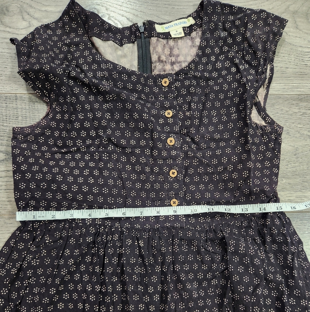 Mata Traders | Black Patterned Dress - Picture 4 of 7